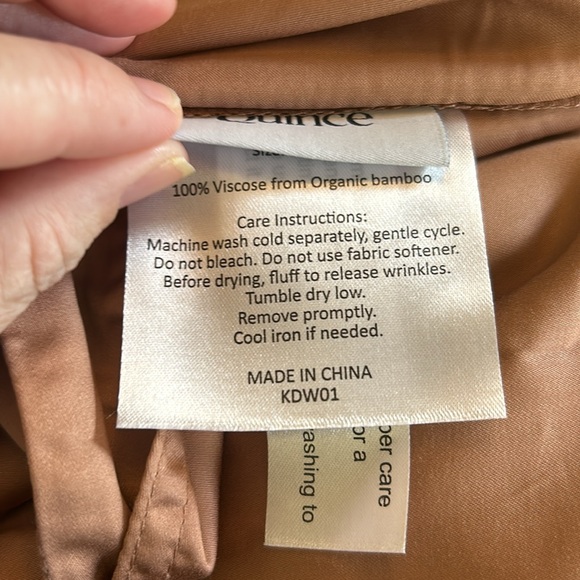 Quince Twin Duvet cover Color Clay 100% viscose from organic banboo - Picture 7 of 8